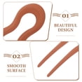 thumbnail image 2 of 7 Pcs Épingle à Cheveux Française Fourchette à Cheveux Baguette en U pour Femmes, 2 of 8