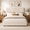 Off-White, variant on COFUNOK Queen Platform Bed Frame with 4 Storage Drawers, Velvet Upholstered Adjustable Headboard, No Box Spring Needed, Easy Assembly, Off-white