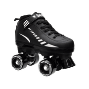 Epic Galaxy Elite Black Quad Roller Skates Package - Size 5