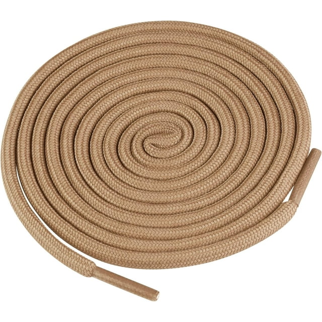 Yazoeia 2 Paires de Lacets Ronds Unis Tissés pour Espadrilles, Bottes et Chaussures de Course CJC912-160531