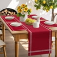 thumbnail image 6 of Placemats Set of 4, Red Place Mats Solid Color Tablemats Washable Placemat Table Decoration for Kitchen Table Dinner Party Home Decor Indoor Outdoor 13x19 Inch, 6 of 9