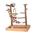 thumbnail image 3 of Parque infantil para pájaros y loros, gimnasio, centro de actividades, soporte de juego para loros, juguetes para masticar, periquitos pequeños, 3 of 9