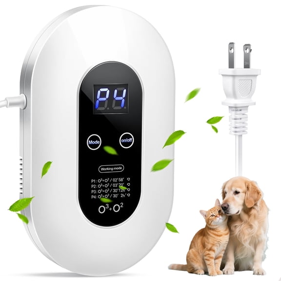 Portable Plug-in Odor Eliminator for Home - Small Deodorizer for Pet Litter Boxes, Toilets, Kitchens, Bedrooms, Shoes, Smoke and Household Odors