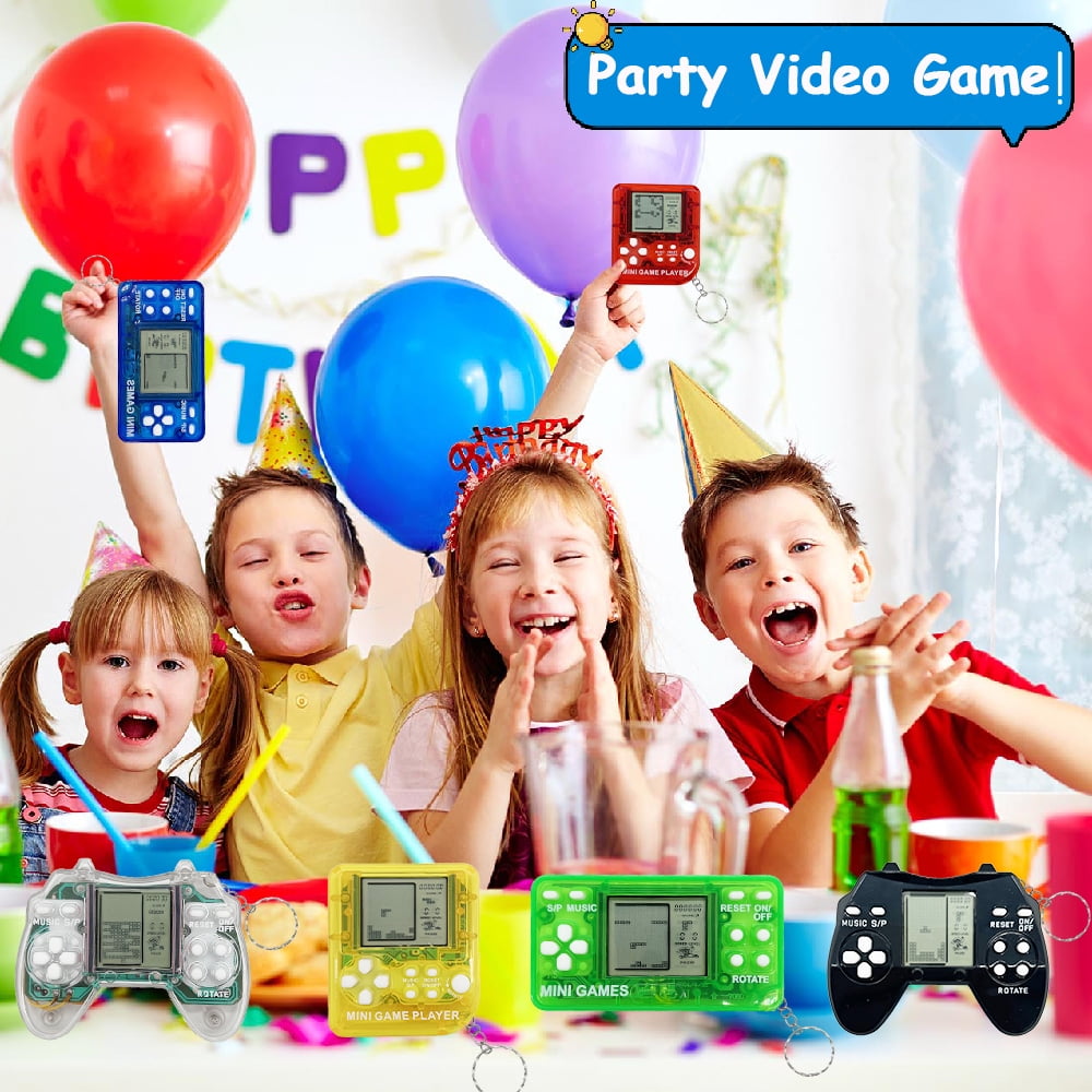 18Pcs Video Game Consoles Party Favors for Kids,Mini Game Console Keychain for Kids Boys Birthday Supplies Gaming Party Favors Classroom Prizes