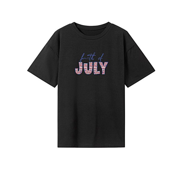 Camiseta para mujer Verano Regular Fit Camisa clásica con cuello redondo para el trabajo en la playa Mujer S
