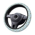 thumbnail image 6 of Lsque Colorful Sea Turtle Ultra Soft Car Steering Wheel Cover for Women, Standard 15 inch Size for Truck Van SUV Auto, 6 of 8
