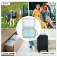 thumbnail image 4 of Unique Bargains 1 Pc Mesh Packing Cube for Luggage 11.81"x4.72"x14.96" Blue Green, 4 of 6