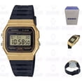 thumbnail image 3 of Reloj Casio Vintage F91 Unisex Dorado Full Correa Negro Bisel Negro, 3 of 8