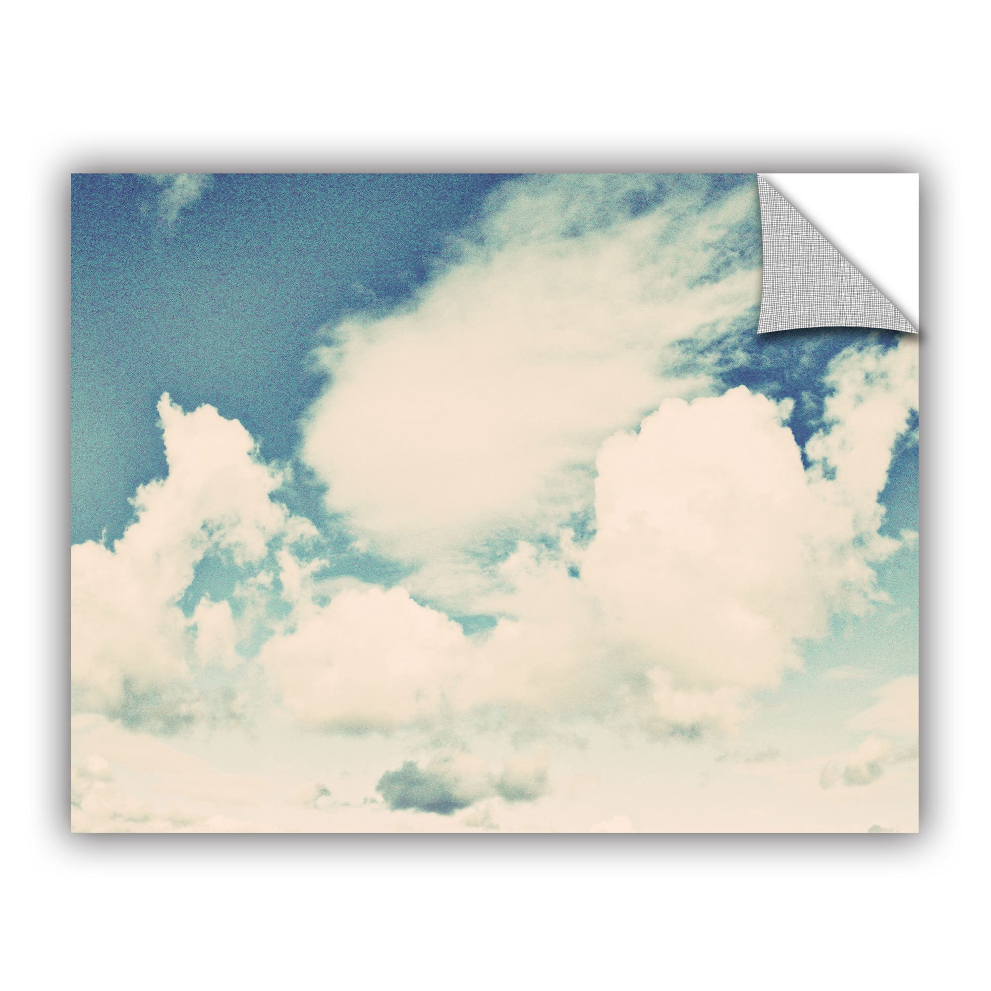 ArtAppealz Elena Ray "Clouds On A Beautiful Day" Removable Wall Art