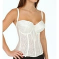 thumbnail image 2 of Women's Carnival 437 Full Figure Tuxedo Torsolette Bra (Ivory 46DD), 2 of 4