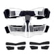 thumbnail image 4 of Máscara de baloncesto, máscara de protección facial, máscara duradera para la mitad de la cara, para adultos con nariz rota, protector facial Estilo B, 4 of 8