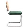 thumbnail image 3 of ZUO Montrose Modern Dining Chair in Green & Natural, 3 of 12