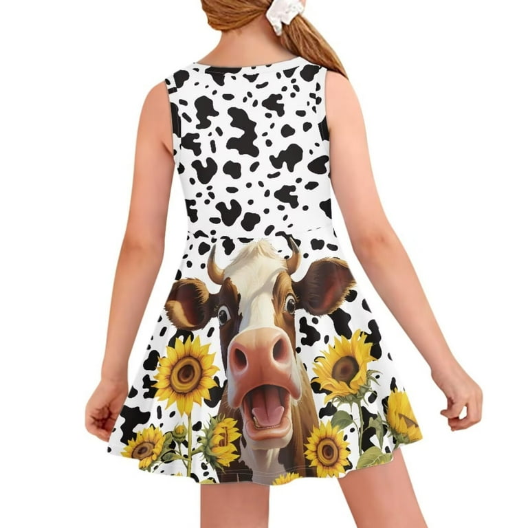 cow print skater dress Cow Print Skater Dress