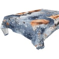 thumbnail image 4 of YAZAOO Square Tablecloth Fox Pattern Pattern Tableclothes, 4 of 9