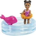 thumbnail image 5 of Barbie Skipper Babysitters Inc Pool Playset, Skipper Doll, Color-Change Small Doll & Accessories, 5 of 6