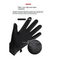 thumbnail image 4 of Outdoor Gloves Men's Winter Riding Touch Screen Waterproof Plus Velvet Warm Riding Non-slip Climbing Running Windproof Gloves Women Black L, 4 of 8