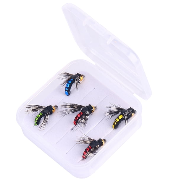 Anzuelos Cebo para Mosca Biónica Señuelos Pesca Con Accesorios 5/10 Uds.