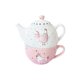 thumbnail image 2 of ddioayh Easter Ceramic Tableware Set with Relief Chicken Design Heat Insulation Kitchen Storage 3-Piece Sealed Containers for Coffee Tea, 2 of 6