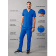 thumbnail image 3 of Adar Addition Go-Basic Scrub Set For Men - Classic V-Neck Scrub Top & Cargo Scrub Pants, 3 of 7