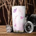 thumbnail image 3 of 20oz This Lady is One Awesome Mom Tumbler Cup with Lid, Double Wall Vacuum Thermos Insulated Travel Coffee Mug - BGZZ0304001Z, 3 of 6