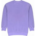 thumbnail image 2 of Milltex 403 Pigmented Dyed Crewneck Pullover Sweatshirt Soft Handfeel 3 End Fleece 80% Cotton 20% Poly 9.5 Oz 340 GSM, 2 of 4