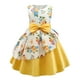 thumbnail image 1 of Vestido de niña con falda irregular, estampado infantil, lazo, para Halloween, 1 of 5