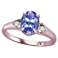 thumbnail image 3 of Star K � Oval 8x6 Genuine Tanzanite Love Promise Ring, 3 of 9