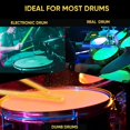 thumbnail image 6 of Drum Sticks Rechargeable 15 Color Changing LED Drumsticks for Adults Kids Drummer Gifts Accessories, 6 of 8