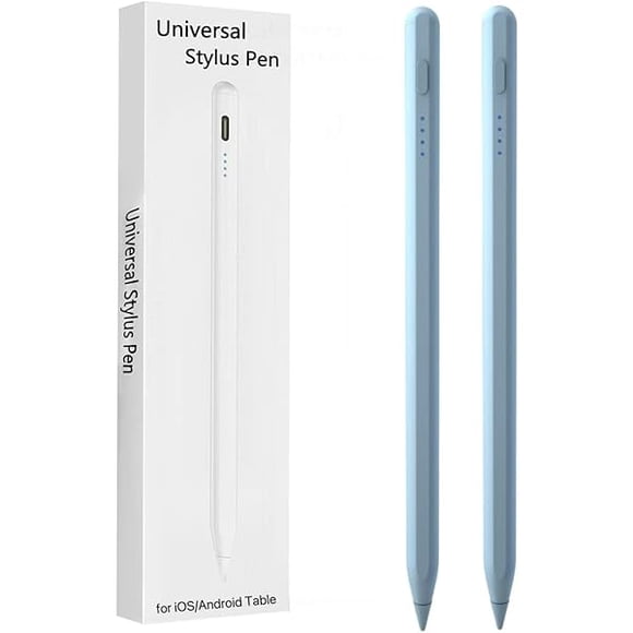 AoVoTo 2 Pieces Stylus Pen for Samsung Galaxy Tab A9/A8/A7 Tablet Pens for iOS/Android/Windows Stylists Pen with Dual Touch Screen Stylus Pencil (Blue)