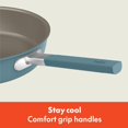 thumbnail image 6 of 9 count Ceramic Nonstick Cookware Set, Fits-anywhere(TM) Kitchenware w EverGood(TM) Coating, Dishwasher & Oven Safe,  Stovetops Compatible, Stackable Design, Cool  Handles, Surf, 6 of 6