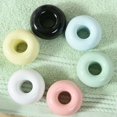 thumbnail image 6 of Mini Ceramics Handmade Toothbrush Holders,Creative Candy Colors Couple Toothbrush Stand for Bathroom Dressing Table Desktop Ornament Decor, 6 of 6