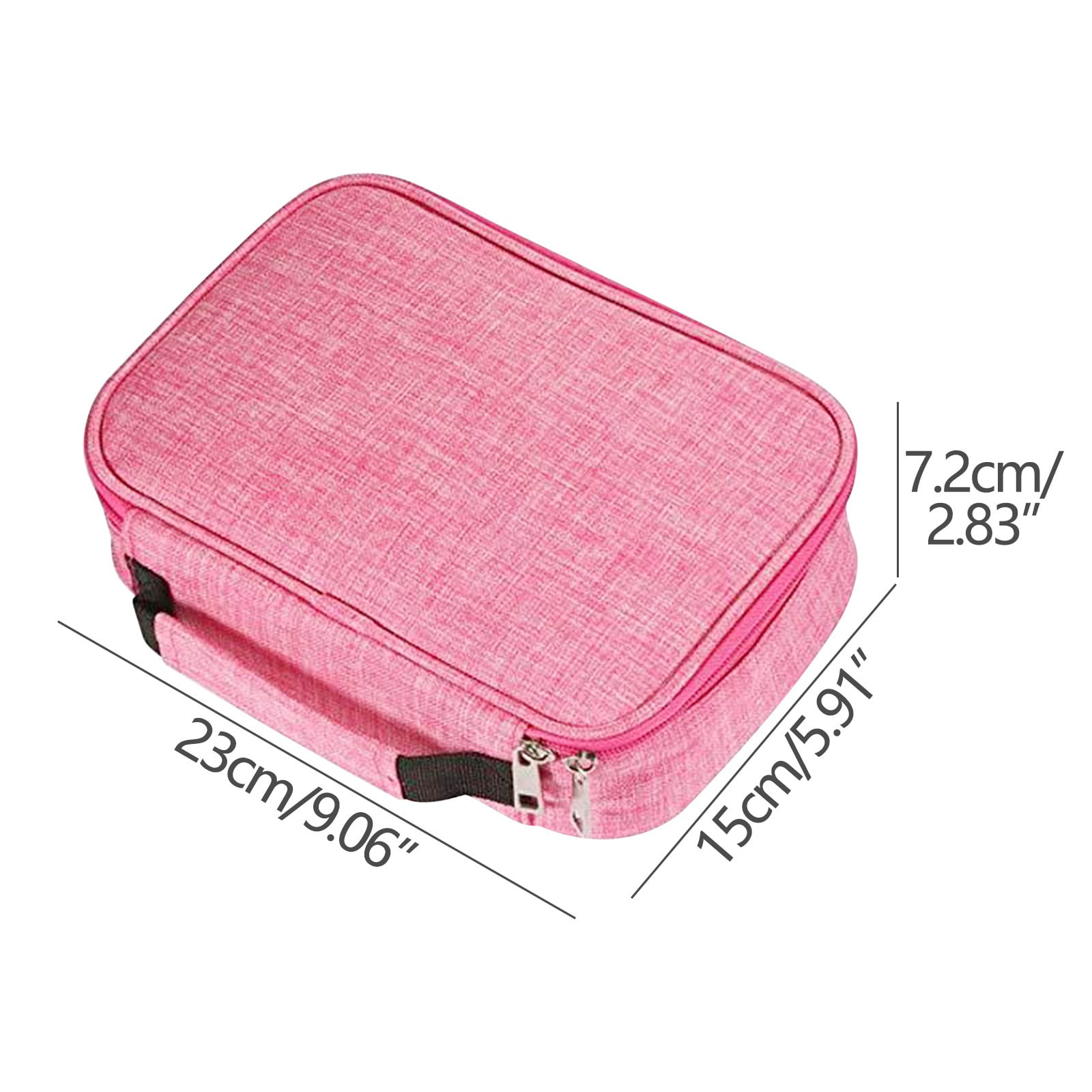VQPeo Pencil Case, Multi-Functional Large Capacity Pens Case Pencil Pouch Wrap Pencil Holder Organizer Stationary Bag with Interior Zippered Pocket