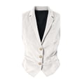 thumbnail image 5 of YanHoo Womens Velvet Vest Vintage Sleeveless V-Neck Button Down Waistcoat Casual Going Out Party Outfits, 5 of 6
