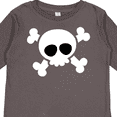 thumbnail image 4 of Inktastic Skull Design Boys or Girls Long Sleeve Toddler T-Shirt, 4 of 5