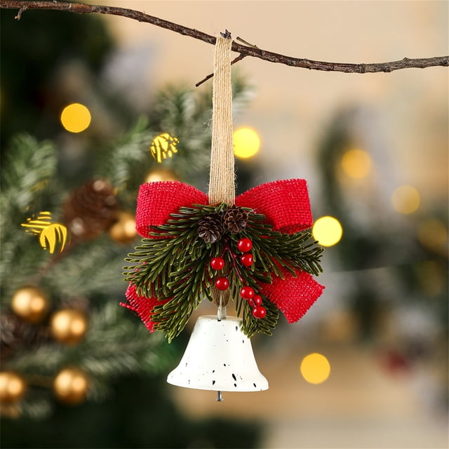 Colgante de hierro forjado para Navidad | Adorno colgante con diseño de acebo, bayas y cuerda para árbol, pared y puerta | Decoración festiva para el hogar en estas fiestas