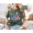 thumbnail image 5 of Teeso Comfort Colors® Patriotic Skeleton Shirt, Funny Patriotic USA T-shirt, 4th of July Humor Tee, Red M, 5 of 8