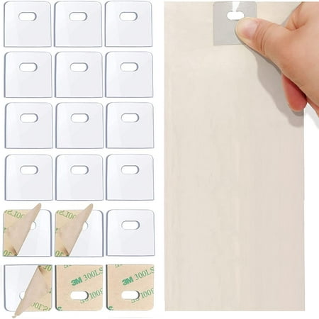 

(25 Set/50 Pieces) Clear Vertical Blind Repair Tabs Vertical Blinds tabs / Blind Fixers for Vertical Blinds Replacement Slats & Parts