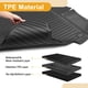 thumbnail image 5 of Tapete de Carga de Maletero Trasero Unique Bargains para Honda HR-V HRV 5 Asientos 2016-2022 TPE Negro Patrón de Rayas Verticales Antideslizante, 5 of 7