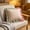 Khaki, variant on GallickanPlaid Ruffled Throw Pillow, 18 x 18 Inch Three-Color Patchwork Heart Cushion, Polyester Decorative for Living Room Bedroom
