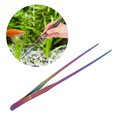 thumbnail image 4 of Stainless Steel Aquarium Straight Tweezers, Colorful Straight  With  Coating Against Rust Extra Long Reptiles Feeding Tongs Tools For AquaticPlants 10.6 Inch, 4 of 8