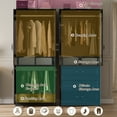 thumbnail image 5 of MEISSALIVVE Wardrobe Closet with 6 Doors and 3 Drawers, 5 of 7