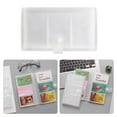 thumbnail image 5 of 4 Pcs 120 Slots Name Cards Case Business Book Plastic Holder Clear Portable Storage, 5 of 6