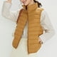 thumbnail image 4 of Moda Mujer Otoño Invierno Cálido Chaqueta Acolchada Estilo Ligero Abajo Abrigo Chaleco Chaqueta Pompotops lopia990067, 4 of 5