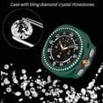 thumbnail image 3 of KOMI Compatible with Samsung Galaxy Watch Ultra 47mm LTE Bling Diamond Case PC Bumper Protective Cases Women Girls Crystal Shining Rhinestone Cases Smartwatch Accessories Case (3color, 47mm), 3 of 7