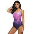 thumbnail image 3 of Women One Piece Swimsuit with Detachable Padded Cups X Back Swimming Suit, 3 of 7