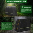 thumbnail image 4 of Funda impermeable para carrito de golf Cartalia para 2, 2, 2 y 4 pasajeros, 4 of 7