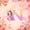 Pink N, variant on jejeloiu Watercolor Ombre Monogram V Twin Sheet Sets For Kids,Cute Cartoon Princess Elf Bedding,3pcs