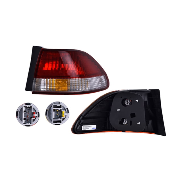 Calavera Accord 2001 A 2002 Honda Ext Der Blanca/Roja DEPO .