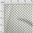 thumbnail image 2 of oneOone Velvet White Fabric Floral Sewing Craft Projects Fabric Prints By Yard 58 Inch Wide, 2 of 4