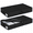 Black-2 Pack-4.5in-slim, variant on Black-4 Pack 5in-thin Under Bed Storage Containers, Low Profile Fabric Organizer for Dorm and Home Storage